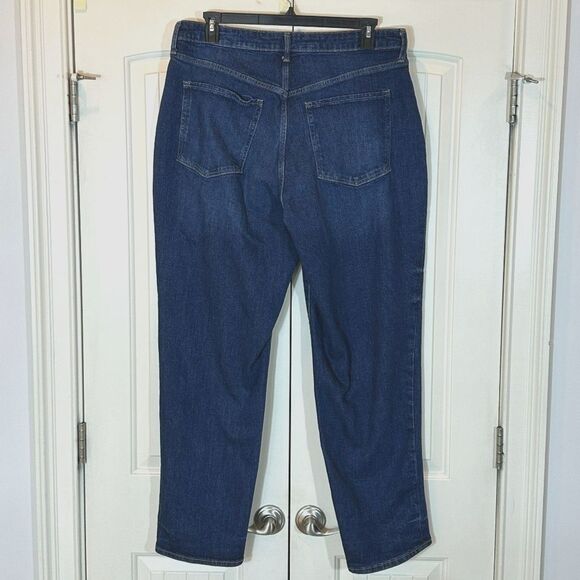 Women's Old Navy High-Rise Curvy OG Loose Blue Jeans Size 18 Tall - Picture 2 of 2